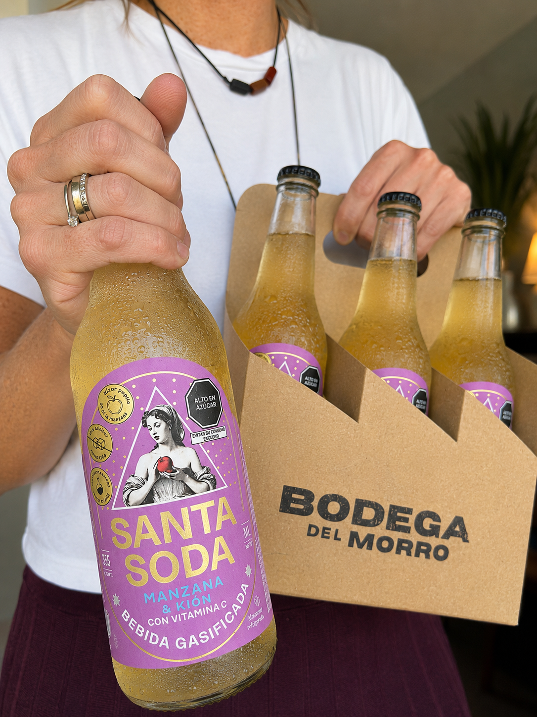 SANTA SODA- manzana & kión