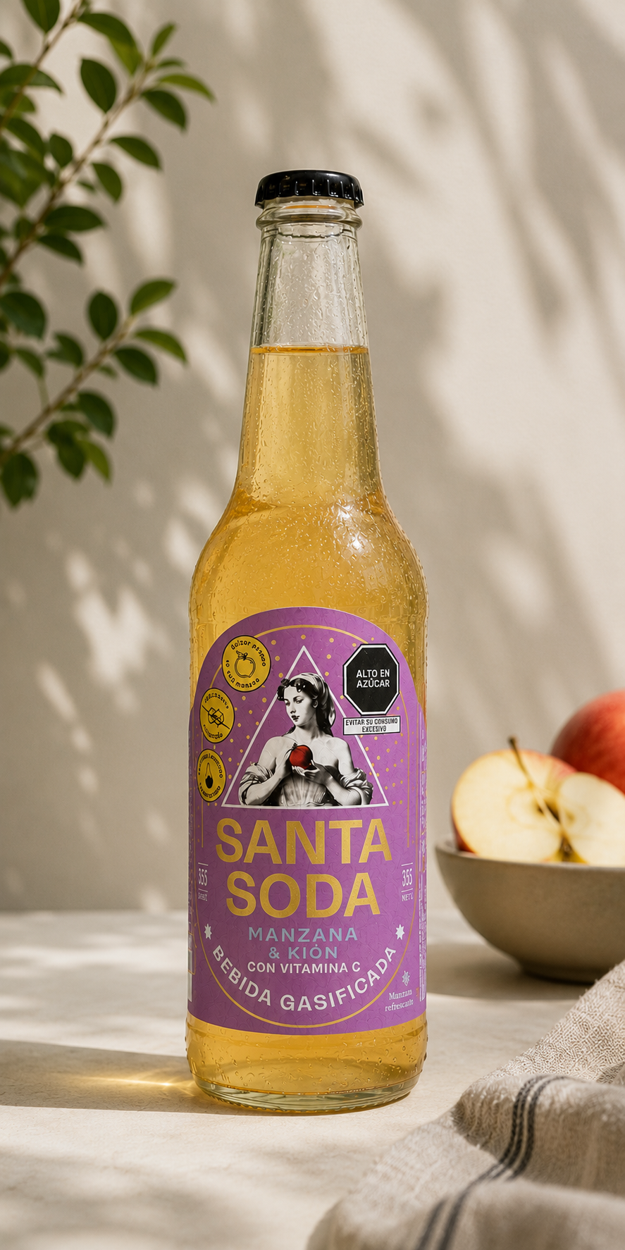 SANTA SODA - manzana & kión