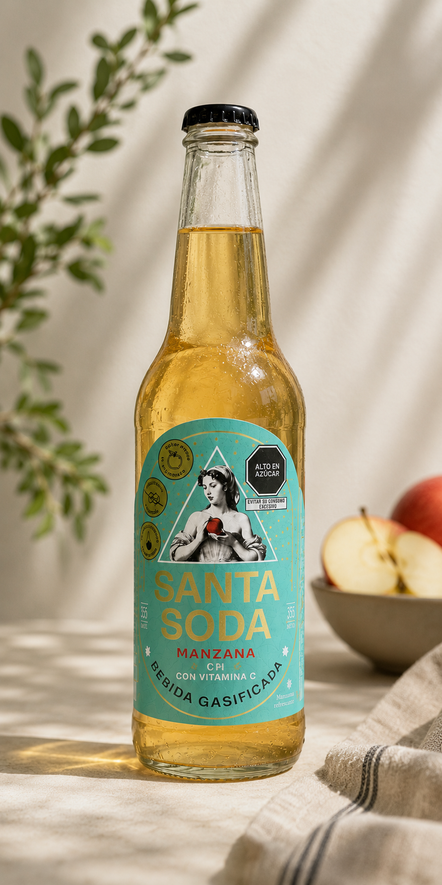 SANTA SODA - manzana